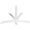 Ekena Millwork Davenport Architectural Grade PVC Gable Bracket, 108"W x 45"H x 4"D x 4"F, 10/12 Pitch GBP108X45X0404DAV00 - alternate 1
